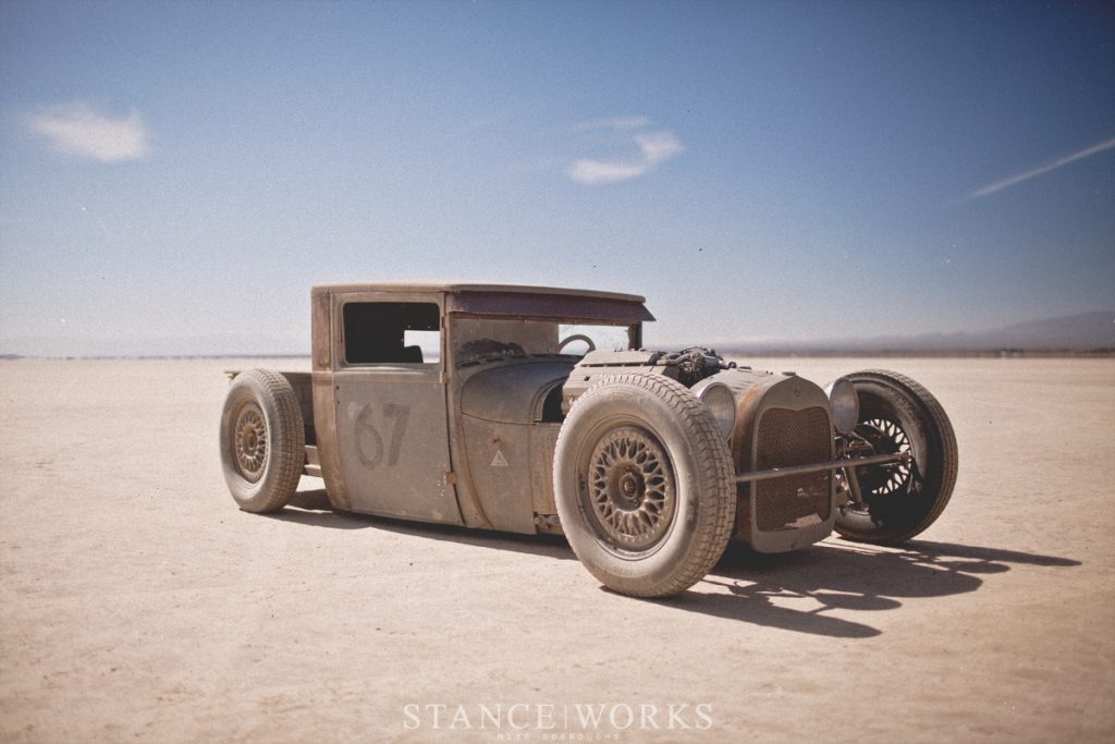Mike Burroughs 1928 Ford Model A with BMW Engine. Image provided by Stance Works