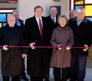 Ribbon cutting for Keefe Transportation Center