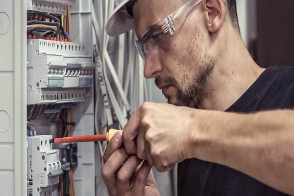 An Electrician at Work