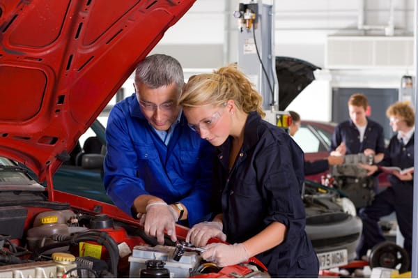 An Automotive Trade School