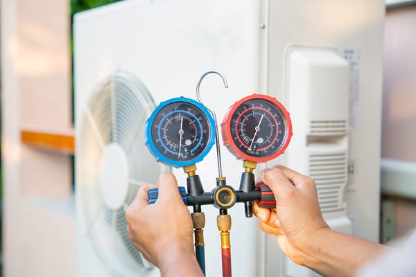 Heat and Air Conditioning service technician