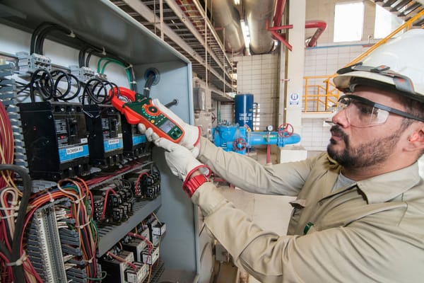 electric technician performing Maintenance